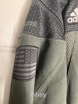 Adidas Tampa Bay Lightning Military Appreciation Blank Jersey Sz 46 NWOT