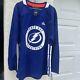 Adidas Tampa Bay Lightning Practice Jersey Blue New With Tags. Hard To Find Xl