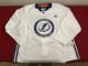 Adidas Tampa Bay Lightning Team Issued White Nhl Practice Jersey Cr4351 Size 54