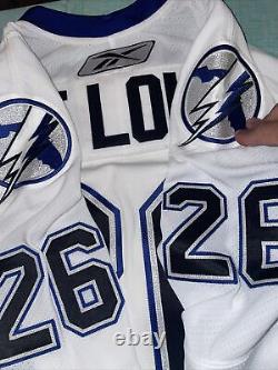 Adult 52 Authentic Meigray Reebok Jersey Martin St. Louis? Team Issue Lightning