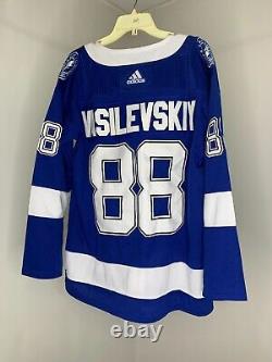 Andre Vasilevskiy Tampa Bay Lightning NHL Adidas Jersey Sz 50 STANLEY FINAL 21