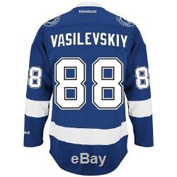 Andrei Vasilevskiy Reebok Tampa Bay Lightning Home Blue Premier Jersey Men's