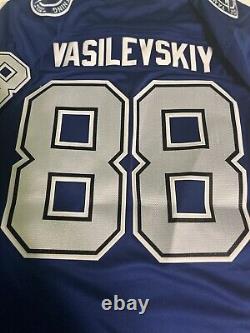 Andrei Vasilevskiy Tampa Bay Lightning Blue Fanatics Breakaway Jersey Women's M