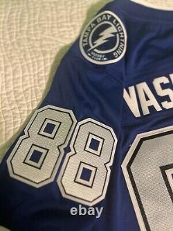 Andrei Vasilevskiy Tampa Bay Lightning Blue Fanatics Breakaway Jersey Women's M