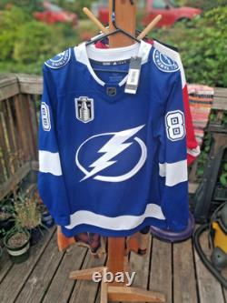 Andrei Vasilevskiy Tampa Bay Lightning Blue Home Jersey 2022 Stanley Cup (50)
