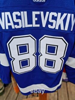 Andrei Vasilevskiy Tampa Bay Lightning Blue Home Jersey 2022 Stanley Cup (50)