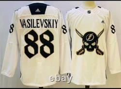 Andrei Vasilevskiy Tampa Bay Lightning Jersey Adidas White