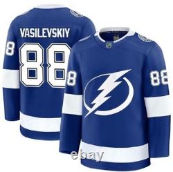 Andrei Vasilevskiy Tampa Bay Lightning Premium Home Jersey NWT -Multiple Sizes