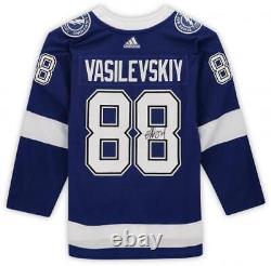 Andrei Vasilevskiy Tampa Bay Lightning Signed Blue Authentic Jersey