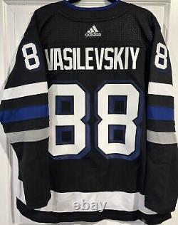 Andrei Vasilevskiy Tampa Bay Lightning adidas Third Jersey Size 54 Primegreen