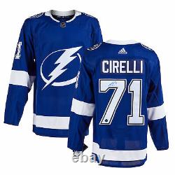 Anthony Cirelli Tampa Bay Lightning Autographed Adidas Jersey