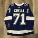 Anthony Cirelli Tampa Bay Lightning Home Blue Adidas Hockey Jersey Size 50 Nwt