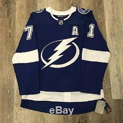 Anthony Cirelli Tampa Bay Lightning Home Blue Adidas Hockey Jersey Size 50 NWT