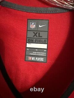 Antonio Brown #81 Red Tampa Bay Buccaneers Nike Game Jersey Size Large
