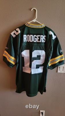 Authentic Aaron Rodgers #12 Green Bay Packers On-Field Reebok NFL Jersey NWT 54