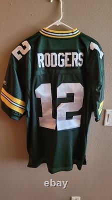 Authentic Aaron Rodgers #12 Green Bay Packers On-Field Reebok NFL Jersey NWT 54