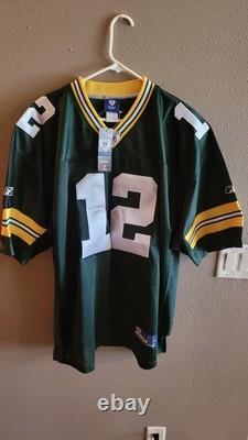 Authentic Aaron Rodgers #12 Green Bay Packers On-Field Reebok NFL Jersey NWT 54