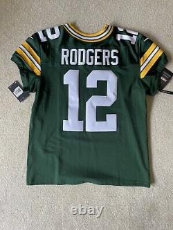 Authentic Aaron Rodgers Green Bay Packers NFL NIKE Elite Vapor Jersey Sz 44