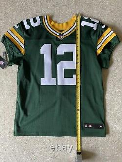 Authentic Aaron Rodgers Green Bay Packers NFL NIKE Elite Vapor Jersey Sz 44