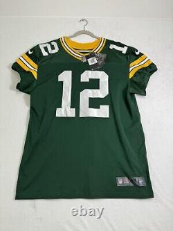 Authentic Aaron Rodgers Green Bay Packers NFL NIKE Elite Vapor Jersey Sz 48