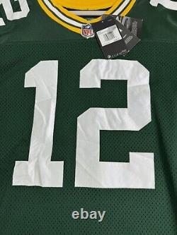 Authentic Aaron Rodgers Green Bay Packers NFL NIKE Elite Vapor Jersey Sz 48