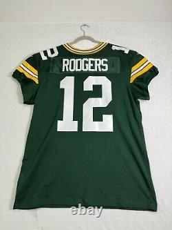 Authentic Aaron Rodgers Green Bay Packers NFL NIKE Elite Vapor Jersey Sz 48