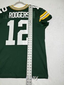 Authentic Aaron Rodgers Green Bay Packers NFL NIKE Elite Vapor Jersey Sz 48