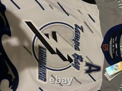 Authentic Adidas Tampa Bay Lightning Nikita Kucherov Reverse Retro 2.0 Jersey 52