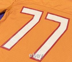 Authentic Bill Kollar #77 Tampa Bay Buccaneers Pro Cut Rawlings Proto Jersey 46