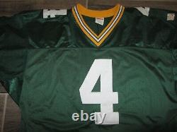 Authentic Brett Favre Green Bay Packers Wilson Sewn NFL Football Jersey XL 50 #4