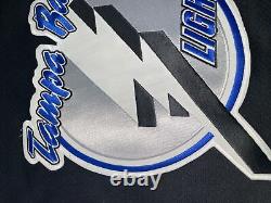 Authentic Dale Rominski Tampa Bay Lightning Jersey Mic Clean Nwot 1999 Black Pro