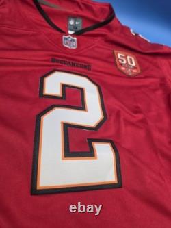 Authentic Emeka Egbuka Tampa Bay Buccaneers Red Nike Vapor Elite Jersey Medium M