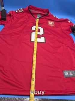 Authentic Emeka Egbuka Tampa Bay Buccaneers Red Nike Vapor Elite Jersey Medium M