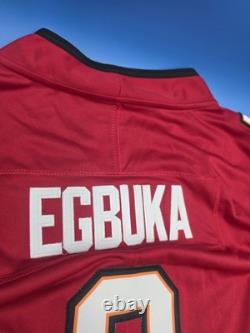 Authentic Emeka Egbuka Tampa Bay Buccaneers Red Nike Vapor Elite Jersey Medium M