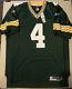 Authentic Green Bay Packers Brett Favre Reebok On Field Sewn Jersey Size 48 Nwt
