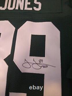 Authentic James Jones Green Bay Packers NIKE Elite Vapor Jersey Sz 48 Signed