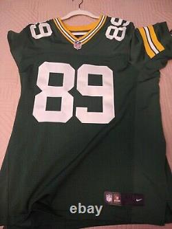 Authentic James Jones Green Bay Packers NIKE Elite Vapor Jersey Sz 48 Signed