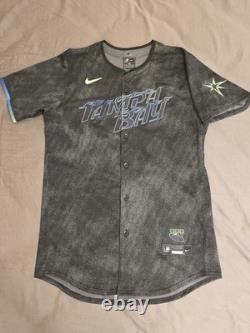 Authentic MLB Tampa Bay Rays Vapor Elite City Connect Jersey Size40 Rare limited