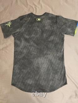 Authentic MLB Tampa Bay Rays Vapor Elite City Connect Jersey Size40 Rare limited