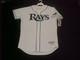 Authentic Majestic Size 44 Large Tampa Bay Rays Home White, On Field, Jersey