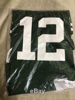 Authentic Men's Green Bay Packers Aaron Rodgers Nike Elite Jersey Size 52 NWT