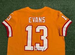 Authentic Mike Evans Buccaneers 2025-26 Creamsicle Nike Fuse Elite Jersey 48/XL