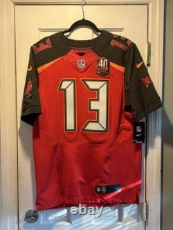 Authentic Mike Evans Tampa Bay Buccaneers Nike Elite Jersey Mens Size 40