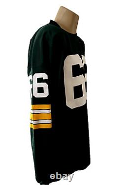 Authentic Mitchell & Ness 1966 Ray Nitschke Green Bay Packers Jersey Size 44(L)