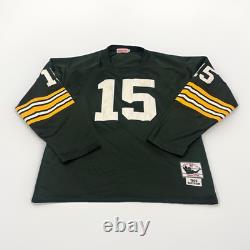 Authentic Mitchell & Ness 1969 Green Bay Packers Bart Starr Jersey Sz 52 XL