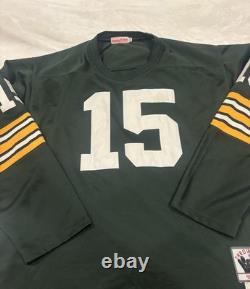 Authentic Mitchell & Ness 1969 Green Bay Packers Bart Starr Jersey Sz 52 XL