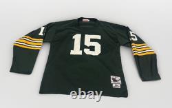 Authentic Mitchell & Ness 1969 Green Bay Packers Bart Starr Jersey Sz 52 XL