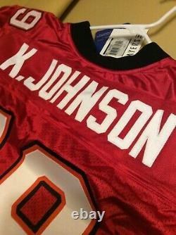Authentic Reebok Keyshawn Johnson Tampa Bay Bucs Jersey Size 54