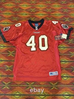 Authentic SIGNED Adidas Pro Line NFL Tampa Bay Buccaneers Mike Alstott Jersey