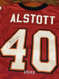 Authentic SIGNED Adidas Pro Line NFL Tampa Bay Buccaneers Mike Alstott Jersey